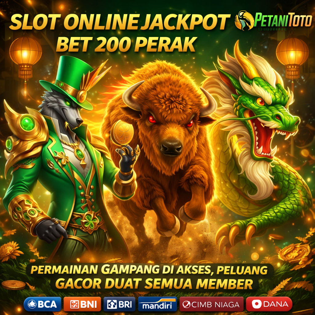 PETANITOTO # Situs Gacor !! Toto Slot Online Hari Ini Bet 200 Perak Pasti Jp